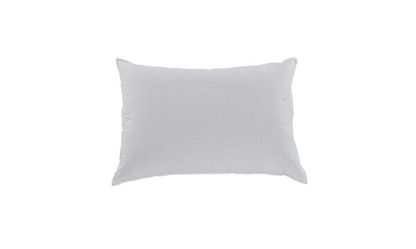 Oreiller à 2 compartiments low / flocons de duvet et plumes