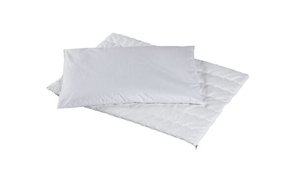 Baumwollhülle versteppt mit Reissverschluss / Lieferung ohne Kissen