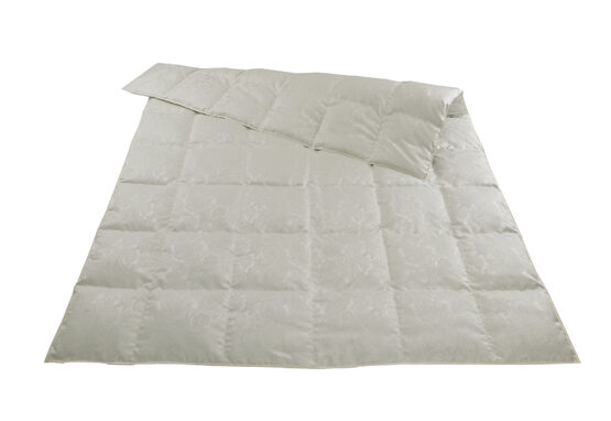 Duvet pour toute l'année à cassettes / duvet d'eider